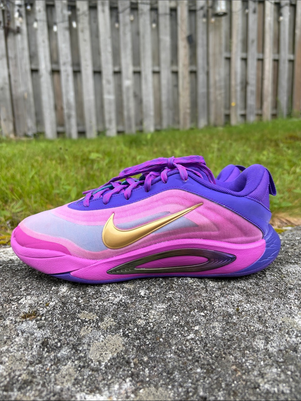 Nike Kids' Grade School A'ja A'one Colorful Basketball Shoes Sneakers size 5Y
